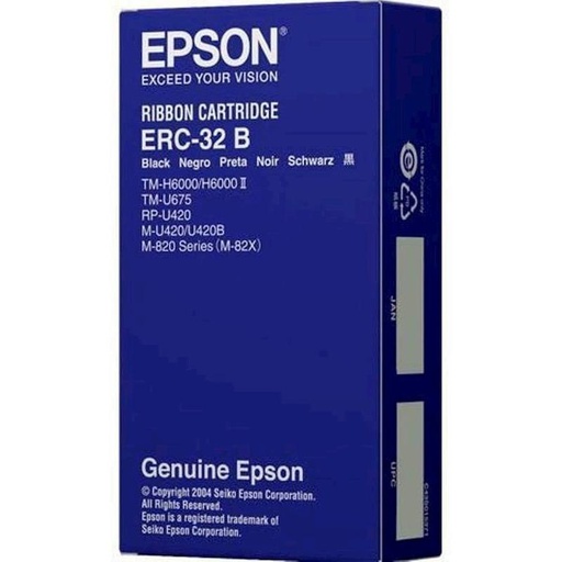 [ERC-32B] Cinta Epson Negra P/tm-u675/tm-h6000ii/erc-32b