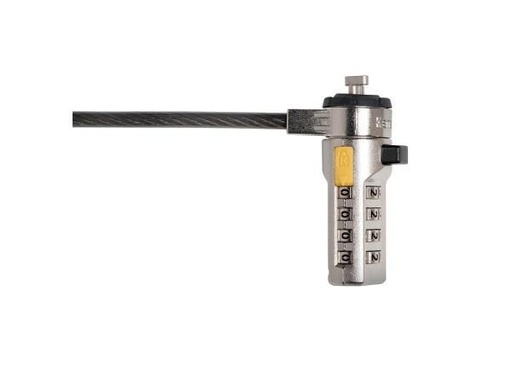 [K67819WW] Candado de Combinación para Laptops1.8 Metros,Negro/Amarillo