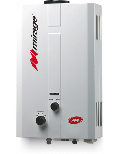 [MBF06ED] Boiler De Paso Mirage Flux 6 Litros Por Minuto Para Gas LP