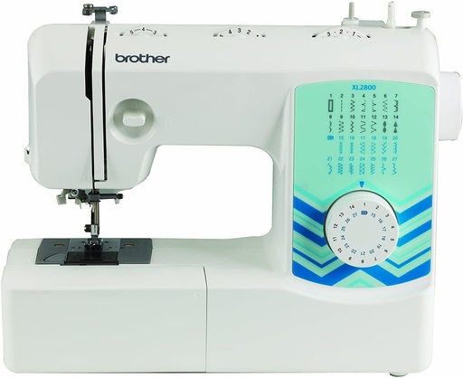 [XL2800] Máquina de coser doméstica Brother XL2800, máquina de coser doméstica de 27 puntadas con 63 funcione