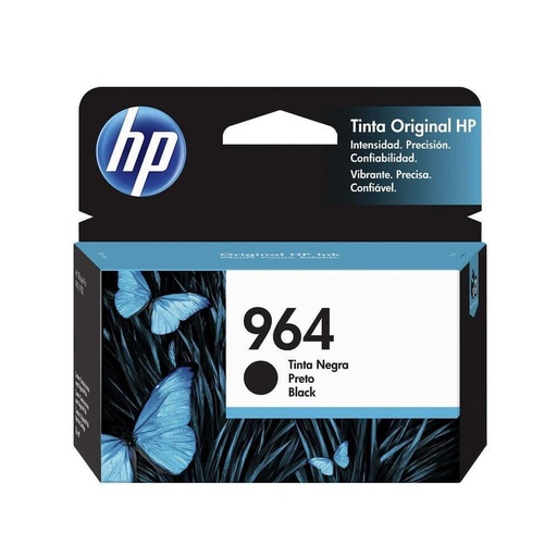 [3JA53AL] Cartucho HP 964 Negro, 1000 Páginas